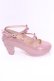 画像6: axes femme / エナメルレースアップパンプス Ｌ ピンク O-25-11-20-1025-AX-SH-IG-OS (6)
