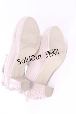 画像9: axes femme / エナメルレースアップパンプス Ｌ ピンク O-25-11-20-1025-AX-SH-IG-OS