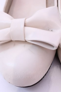 画像3: axes femme kawaii / ローヒールリボンパンプス Ｌ アイボリー O-25-11-20-1026-AX-SH-IG-OS