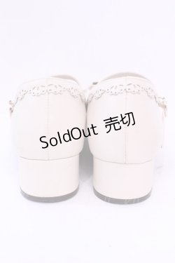 画像4: axes femme kawaii / ローヒールリボンパンプス Ｌ アイボリー O-25-11-20-1026-AX-SH-IG-ZT1123Q