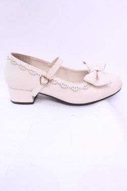 画像6: axes femme kawaii / ローヒールリボンパンプス Ｌ アイボリー O-25-11-20-1026-AX-SH-IG-OS