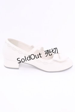 画像7: axes femme kawaii / ローヒールリボンパンプス Ｌ アイボリー O-25-11-20-1026-AX-SH-IG-ZT1123Q