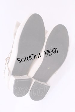 画像9: axes femme kawaii / ローヒールリボンパンプス Ｌ アイボリー O-25-11-20-1026-AX-SH-IG-ZT1123Q