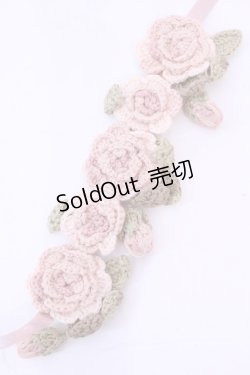 画像1: PINK HOUSE / リストレット  ピンク×ピンクリボ O-25-11-20-1004-LO-AC-IG-OS