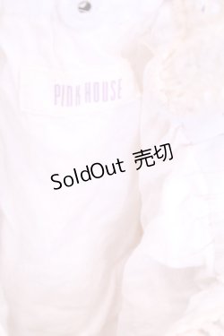 画像4: PINK HOUSE / フラワーリースニットポシェット  オフ×ラベンダー O-25-11-20-1028-LO-BG-IG-OS