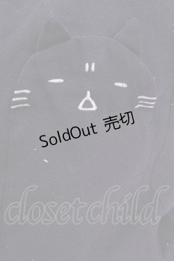 画像2: MINT NeKO / ねこポケットトートバッグ  ブラック O-25-11-20-1032-HN-BG-IG-OS