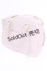 Maison de FLEUR / モノグラムトラペゾイドバッグ  ピンク O-25-11-20-1033-LO-BG-OW-OS