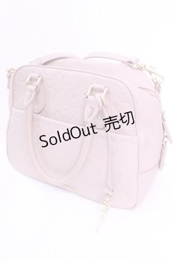 画像1: Maison de FLEUR / モノグラムトラペゾイドバッグ  ピンク O-25-11-20-1033-LO-BG-OW-OS