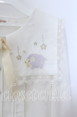 画像2: Amavel / Sleeping Sheepスクエアカラーブラウス  オフ×イエロー O-25-11-21-032-CA-BL-IG-OS