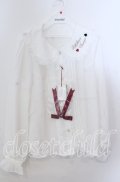 Amavel / 2022年福袋トランプ刺繍ブラウス  シロ O-25-11-21-033-CA-BL-IG-OS