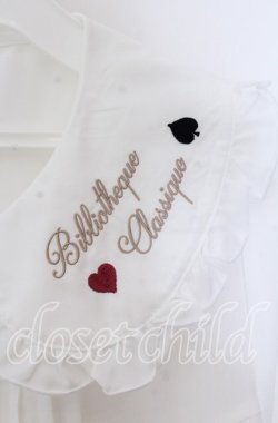 画像2: Amavel / 2022年福袋トランプ刺繍ブラウス  シロ O-25-11-21-033-CA-BL-IG-OS