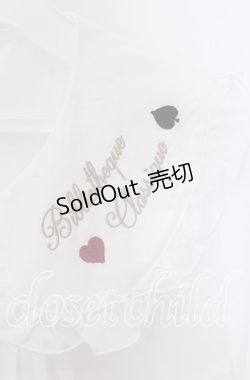 画像2: Amavel / 2022年福袋トランプ刺繍ブラウス  シロ O-25-11-21-033-CA-BL-IG-OS