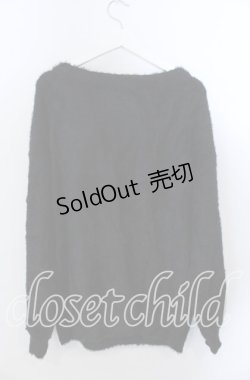 画像2: Cxxxxxl Girl / パッチシャギースウエット  ブラック O-25-11-21-036-LO-TO-OW-OS