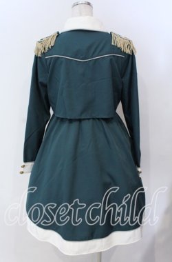 画像4: Amavel / Royal Palace Fanfareミドル丈ワンピース  グリーン O-25-11-21-003-CA-OP-IG-OS