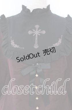 画像2: Amavel / L'Ange Dechu フィット＆フレアワンピース  ワイン×クロ O-25-11-21-004-CA-OP-IG-OS