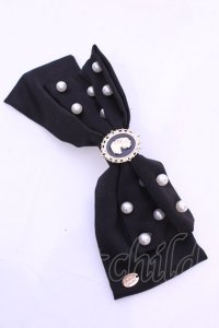 m petit by misako / AM*NIPLバレッタ  クロ O-25-11-21-1001-LO-AC-OW-ZT208F004