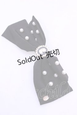 画像1: 【SALE】m petit by misako / AM*NIPLバレッタ  クロ O-25-11-21-1001-LO-AC-OW-ZT208F004