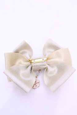 画像2: Enchantlic Enchantilly / 雪の結晶モチーフリボンブローチ  ゴールド O-25-11-21-1004-LO-AC-OW-OS