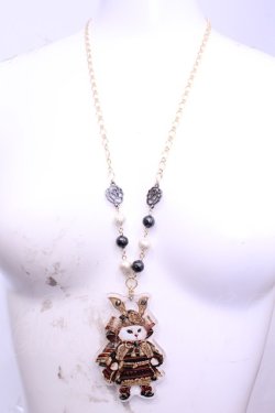 画像2: Enchantlic Enchantilly / 193 絢爛たる鎧を身に纏った双子の子猫物語  ネックレス  A　赤組 O-25-11-21-1042-LO-AC-OW-OS