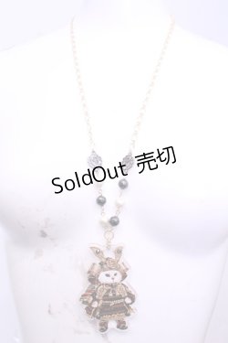 画像2: Enchantlic Enchantilly / 193 絢爛たる鎧を身に纏った双子の子猫物語  ネックレス  A　赤組 O-25-11-21-1042-LO-AC-OW-OS