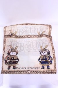 Enchantlic Enchantilly / 193 絢爛たる鎧を身に纏った双子の子猫物語 シリーズ ランチョンマット  アイボリー系 O-25-11-21-1043-LO-ZA-OW-ZT334