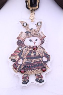 画像2: Enchantlic Enchantilly / 193 絢爛たる鎧を身に纏った双子の子猫物語  リボンブローチ  A（赤系） O-25-11-21-1044-LO-AC-OW-OS