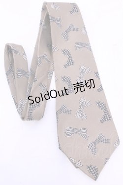 画像1: Karl Helmut / リボン柄ネクタイ  ブラウン O-25-11-21-1045-EL-ZA-OW-OS
