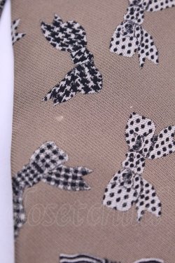 画像2: Karl Helmut / リボン柄ネクタイ  ブラウン O-25-11-21-1045-EL-ZA-OW-OS