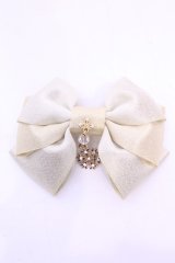 Enchantlic Enchantilly / 雪の結晶モチーフリボンブローチ  ゴールド O-25-11-21-1005-LO-AC-OW-ZT168F003