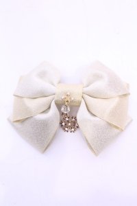 Enchantlic Enchantilly / 雪の結晶モチーフリボンブローチ  ゴールド O-25-11-21-1005-LO-AC-OW-ZT168F003