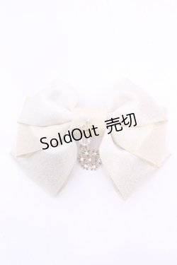 画像1: 【SALE】Enchantlic Enchantilly / 雪の結晶モチーフリボンブローチ  ゴールド O-25-11-21-1005-LO-AC-OW-ZT168F003