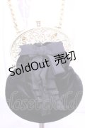 KANEKO ISAO / 金具使い別珍ポシェット  クロ O-25-11-21-1046-EL-BG-OW-OS