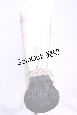 画像3: KANEKO ISAO / 金具使い別珍ポシェット  クロ O-25-11-21-1046-EL-BG-OW-OS