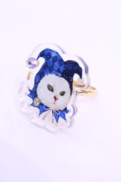 画像1: Enchantlic Enchantilly / Dolled Up Ring （キャットジョーカー）  アオ O-25-11-21-1052-LO-AC-OW-OS