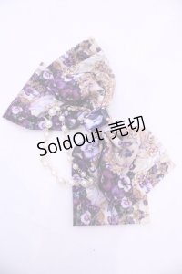 Enchantlic Enchantilly / すみれ姫王冠　パールリボンブローチ  ラベンダー O-25-11-21-1006-LO-AC-OW-OS