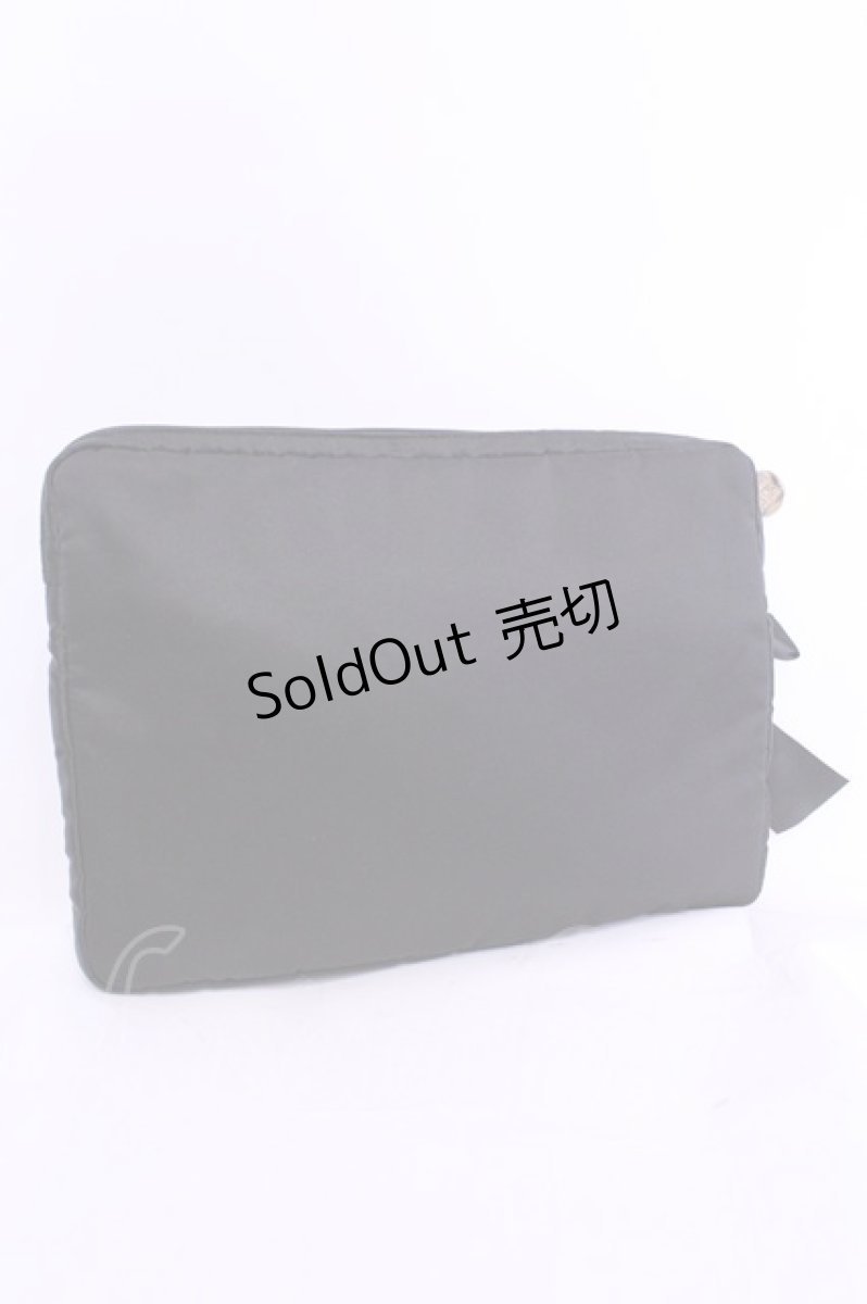 画像2: 【SALE】Maison de FLEUR / サテンリボンPCケース  クロ O-25-11-21-1065-LO-ZA-OW-ZT335 (2)