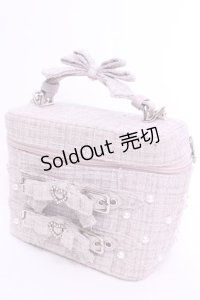 Ank Rouge / キラキラツイードバニティ  ピンク O-25-11-21-1066-CA-BG-OW-ZT1123Q