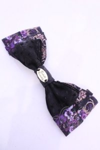Enchantlic Enchantilly / すみれ姫の王冠　リボンブローチ  パープル O-25-11-21-1008-LO-AC-OW-ZT208F004