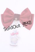 Enchantlic Enchantilly / drink me リボンブローチ  レッド O-25-11-21-1009-LO-AC-OW-OS