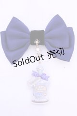 Enchantlic Enchantilly / drink me リボンブローチ  ブルー O-25-11-21-1010-LO-AC-OW-OS