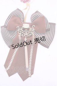 Enchantlic Enchantilly / タッセル付きリボンブローチ  ブラウン O-25-11-21-1011-LO-AC-OW-OS