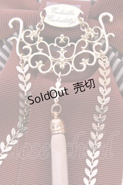 画像2: Enchantlic Enchantilly / タッセル付きリボンブローチ  ブラウン O-25-11-21-1011-LO-AC-OW-OS