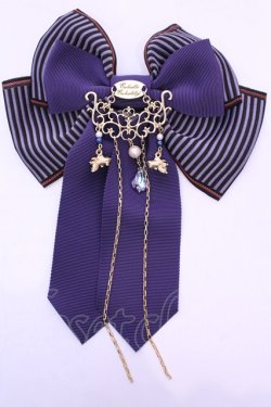 画像1: Enchantlic Enchantilly / 金魚モチーフリボンブローチ  パープル系 O-25-11-21-1013-LO-AC-OW-OS