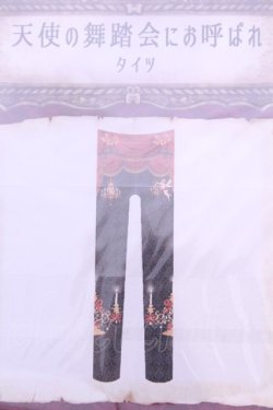 画像2: Enchantlic Enchantilly / 天使の舞踏会にお呼ばれタイツ M〜L クロ O-25-11-21-1014-LO-ZA-OW-OS