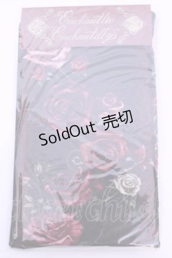 画像1: Enchantlic Enchantilly / 薔薇姫の王冠タイツ M〜L 赤薔薇×クロ O-25-11-21-1015-LO-ZA-OW-OS