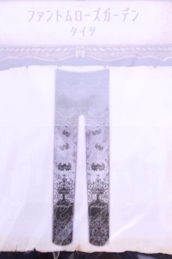 画像2: Enchantlic Enchantilly / ファントムローズガーデンタイツ M〜L クロ O-25-11-21-1017-LO-ZA-OW-OS