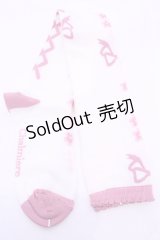 Chalmiere / フローラパールオーバーニー F ピンク O-25-11-21-1019-LO-ZA-OW-OS