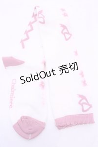 Chalmiere / フローラパールオーバーニー F ピンク O-25-11-21-1019-LO-ZA-OW-OS