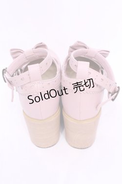 画像3: metamorphose / 木底風リボンシューズ M ピンク O-25-11-21-1021-ME-SH-OW-OS