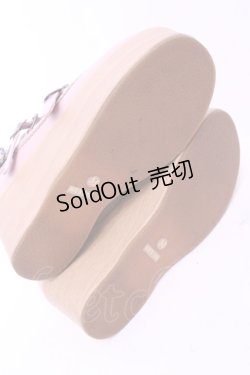 画像7: metamorphose / 木底風リボンシューズ M ピンク O-25-11-21-1021-ME-SH-OW-OS